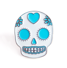 Load image into Gallery viewer, Sugar Skull Pin - Glitter Bones Boutique
