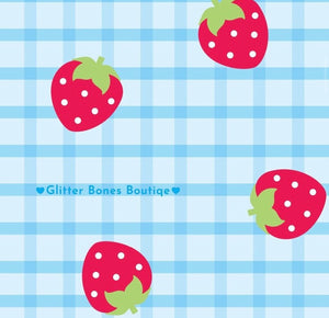 Strawberry Picnic Scrunchie