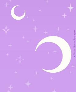 Purple Moon Scrunchie
