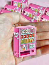 Load image into Gallery viewer, Pink Japanese Vending Machine Enamel Pin
