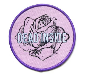 Dead Inside Rose Patch - Glitter Bones Boutique