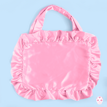 Load image into Gallery viewer, Japanese Style Satin Ruffle Tote Bag
