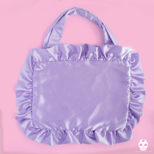 Load image into Gallery viewer, Japanese Style Satin Ruffle Tote Bag
