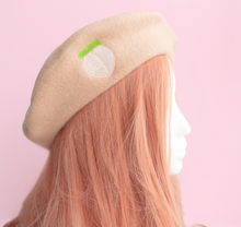 Load image into Gallery viewer, Peach Beret - Peachy Momo 🍑
