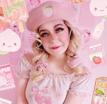 Load image into Gallery viewer, Peach Beret - Peachy Momo 🍑
