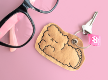 Load image into Gallery viewer, Osito Embroidered Keychain
