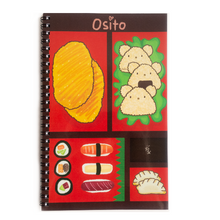 Load image into Gallery viewer, Osito Bento Box Lunch Notebook / Sketchbook
