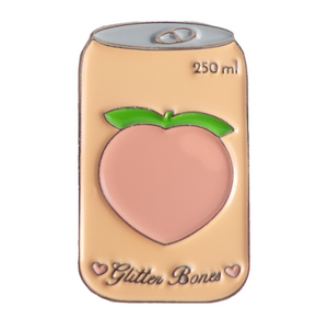 Peach Soda Enamel Pin