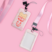 Load image into Gallery viewer, Cafe Osito Milkshake Lanyard and ID Card Case
