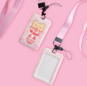 Cafe Osito Milkshake Lanyard and ID Card Case