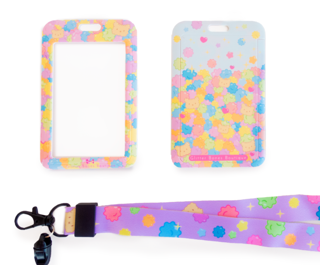Osito Konpeito Candy Lanyard and ID Card Case