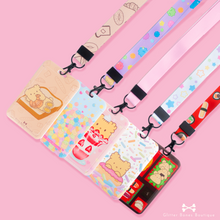 Load image into Gallery viewer, Osito Sushi Bento Lanyard and ID Card Case
