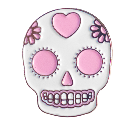 Sugar Skull Pin - Glitter Bones Boutique