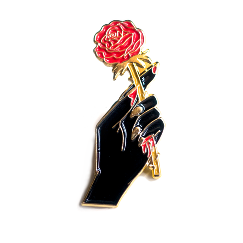 Hand holding Rose - Glitter Bones Boutique