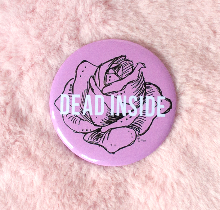 Dead Inside Mirror - Glitter Bones Boutique