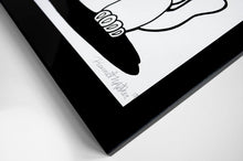 Load image into Gallery viewer, Two Headed Lucky Cat from Outer Space - Screen Print by No Point Illustration
