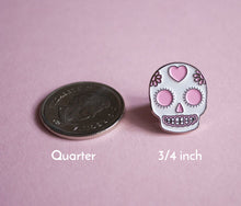 Load image into Gallery viewer, Sugar Skull Pin - Glitter Bones Boutique
