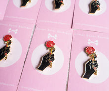 Load image into Gallery viewer, Hand holding Rose - Glitter Bones Boutique
