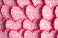 Load image into Gallery viewer, Don&#39;t Talk to Me Heart Patch - Glitter Bones Boutique
