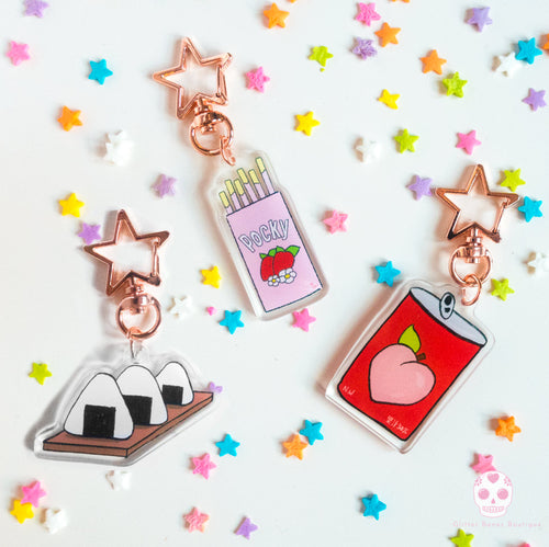 Japanese Snack Keychains - Glitter Bones Boutique